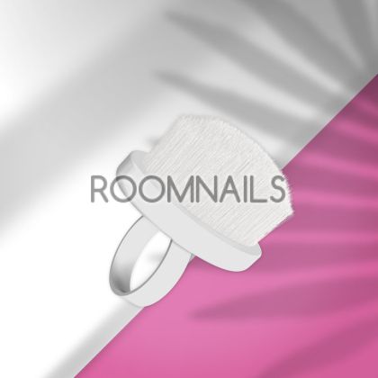 Finger ring manicure brush EXPERT 03 for dust removal mini (10 pcs)