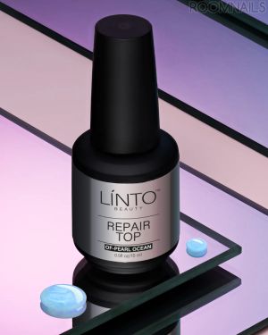 ТОП  ЛАК LINTO PEARL OCEAN -15 МЛ