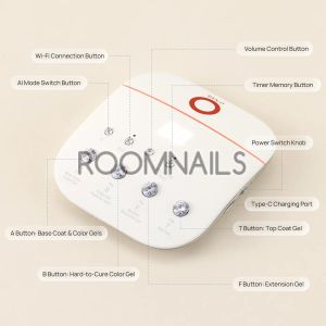 ONAIL Wireless Keyboard for AI Nail Lamp