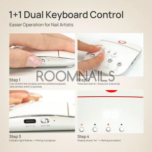 ONAIL Wireless Keyboard for AI Nail Lamp